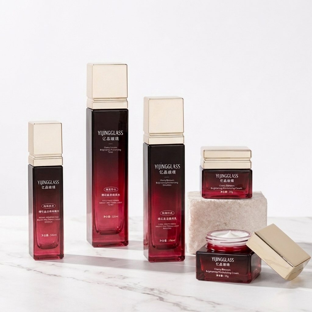 Y193 cosmetic glass packaging