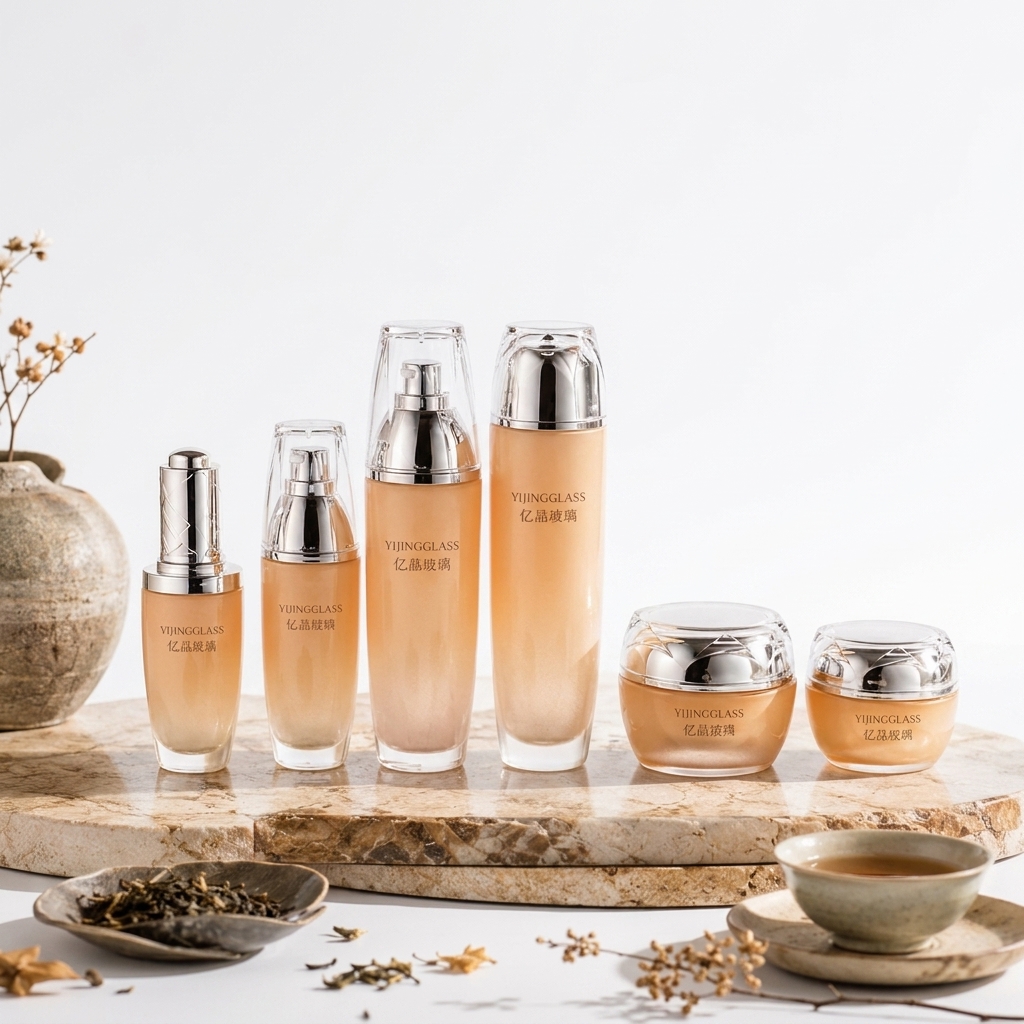 Y140 cosmetic glass packaging