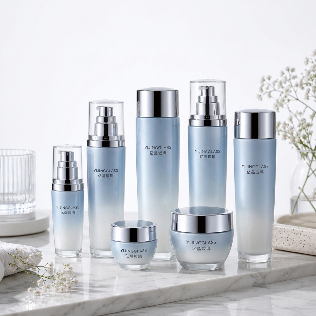 Y132 cosmetic glass packaging