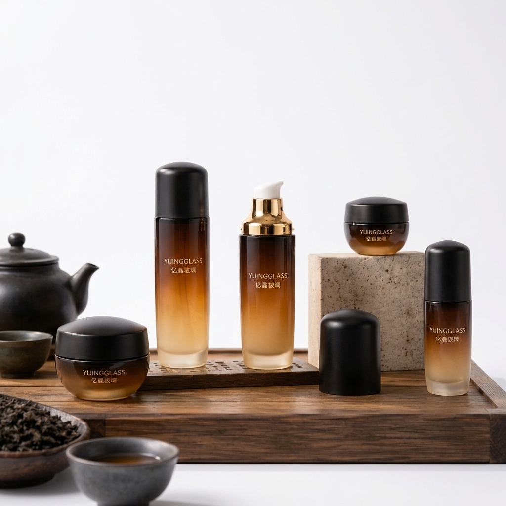 Y122 cosmetic glass packaging