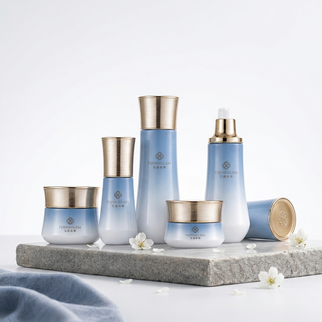 Y127 cosmetic glass packaging