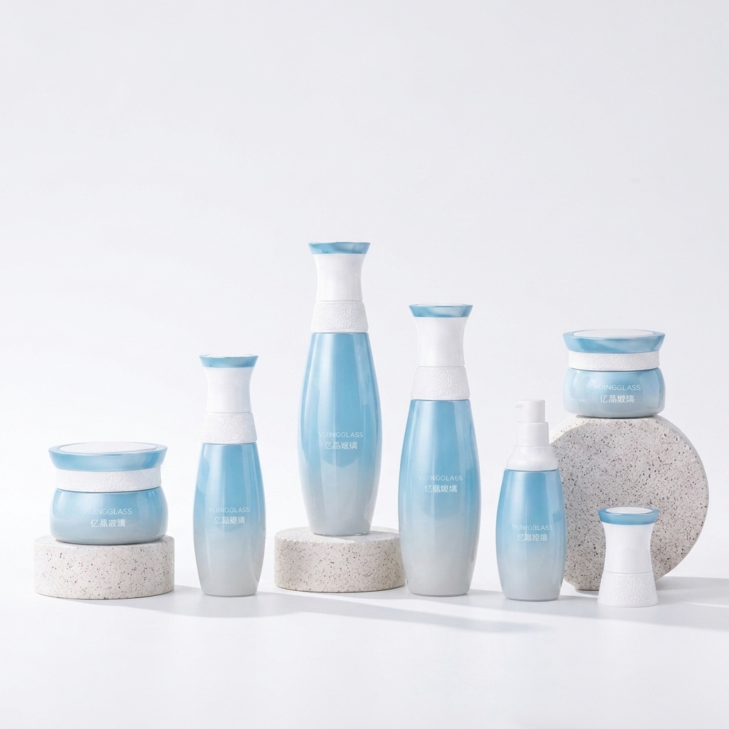 Y117 cosmetic glass packaging