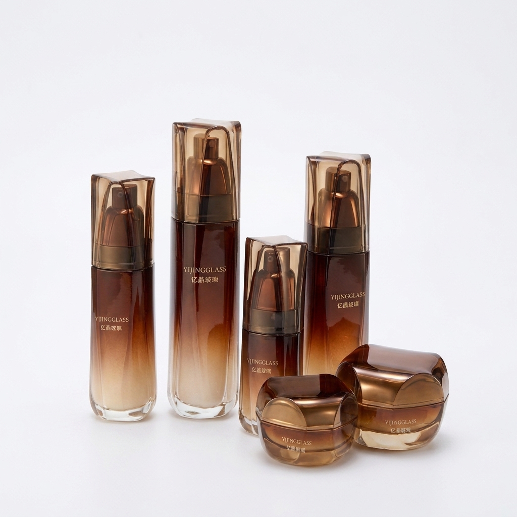 Y102 cosmetic glass packaging