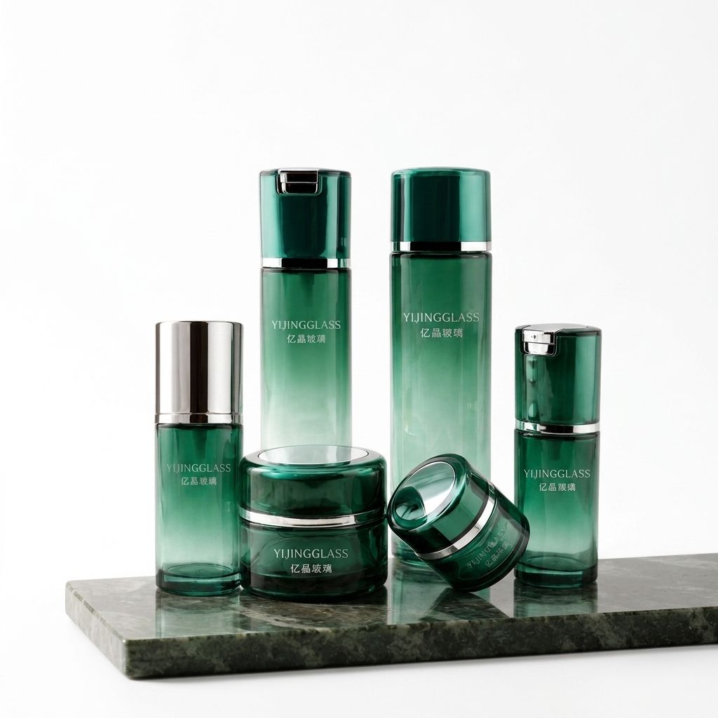 Y112 cosmetic glass packaging