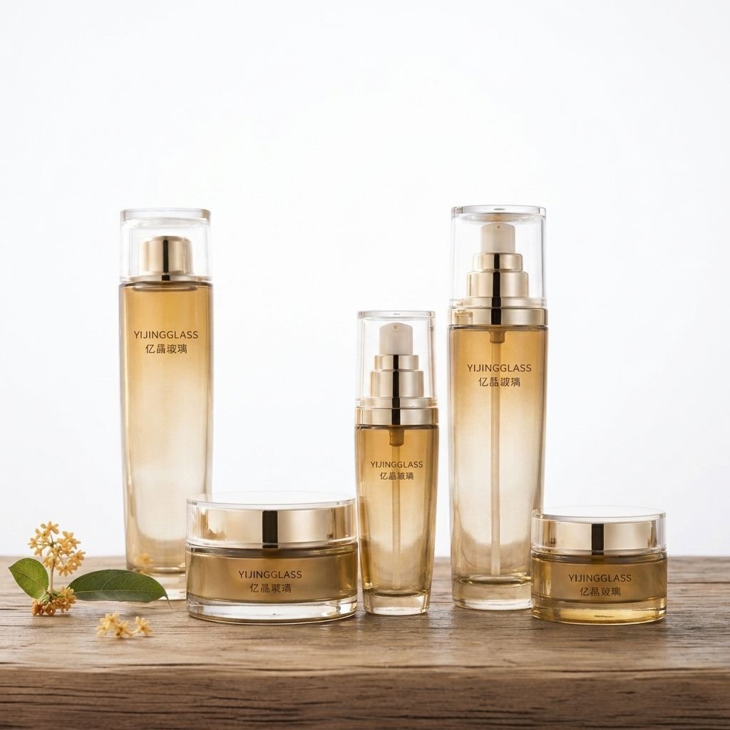 Y152 cosmetic glass packaging