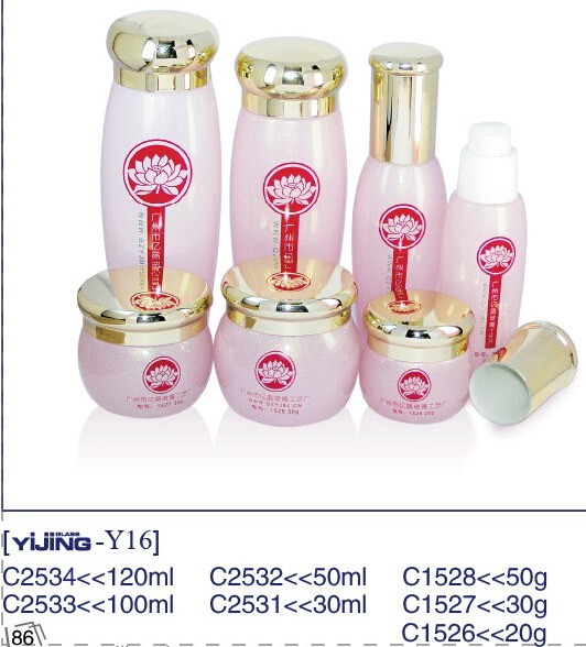 Y16 cosmetic glass packaging
