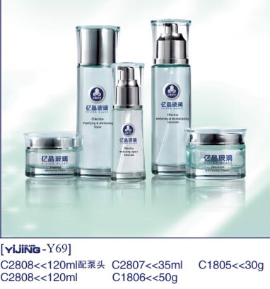 Y69 cosmetic glass packaging