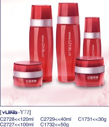 Y72 cosmetic glass packaging