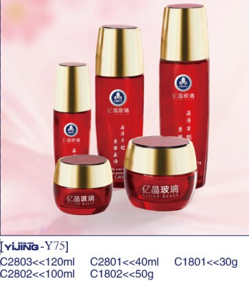 Y75 cosmetic glass packaging