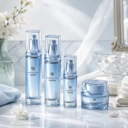Y147 cosmetic glass packaging